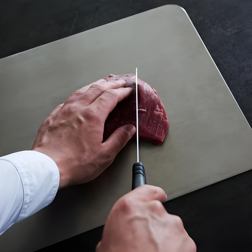 Planche à découper premium en inox