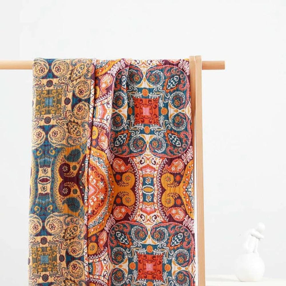 Serviette vintage éclectique