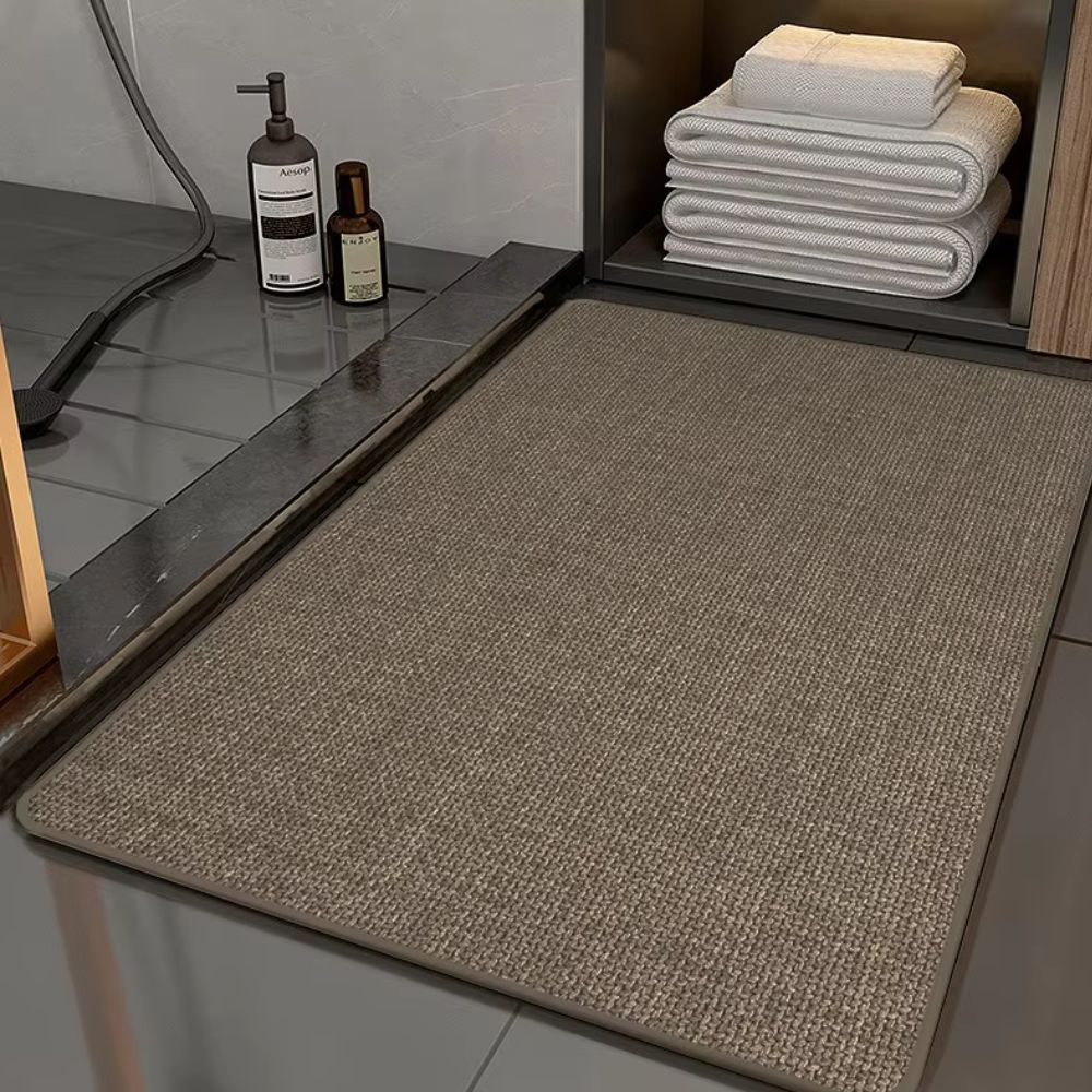 Tapis de bain antidérapant tressé Braided Comfort