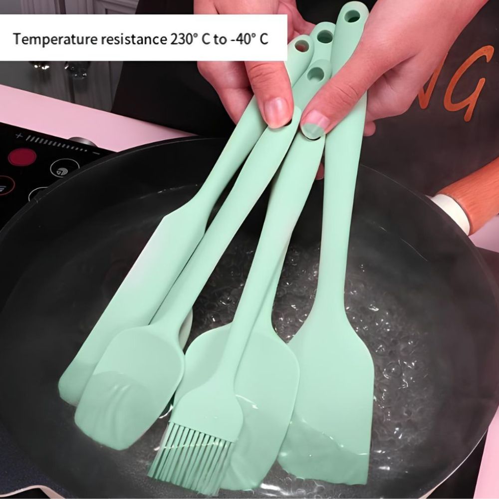 Set de spatules en silicone souple | 6 pièces