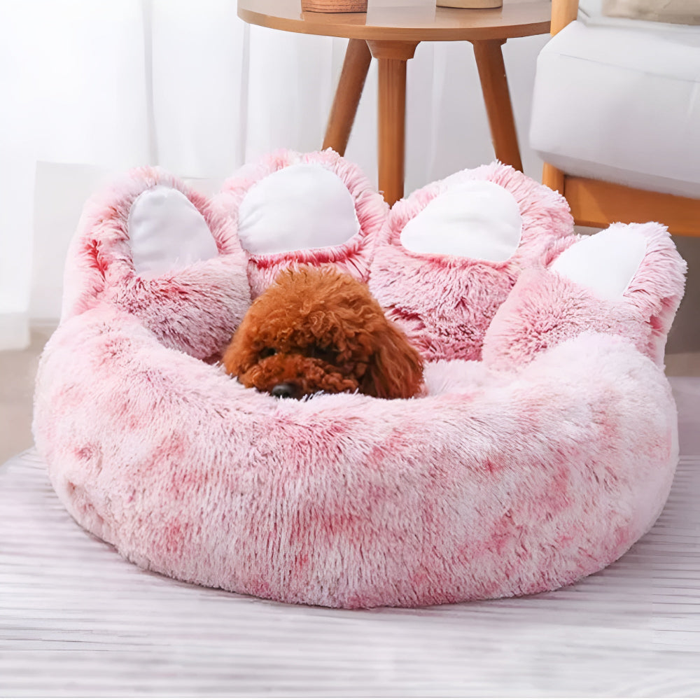 Panier pour animaux en forme de patte