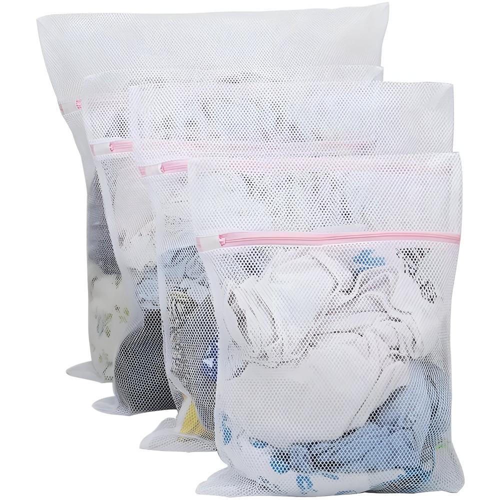 Cubes à linge en filet zippés