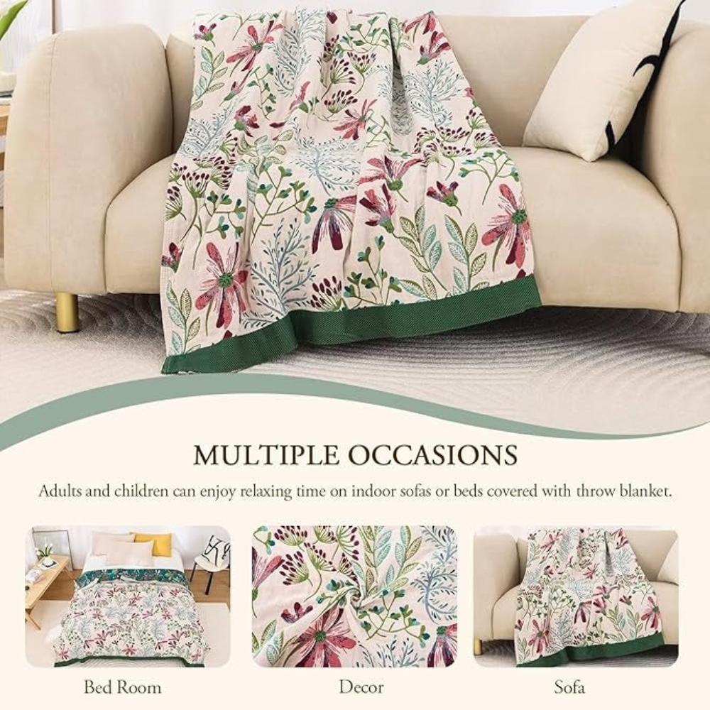 Plaid en coton Wildflower Whisper