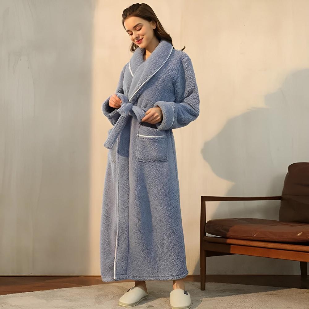 Peignoir sherpa confort