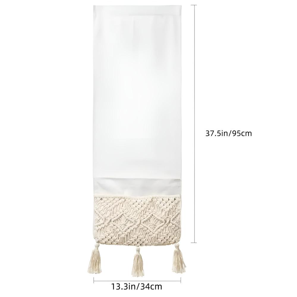 Panier de rangement boho fait main