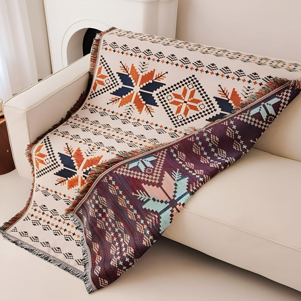 Tapis de pique-nique motif boho marocain