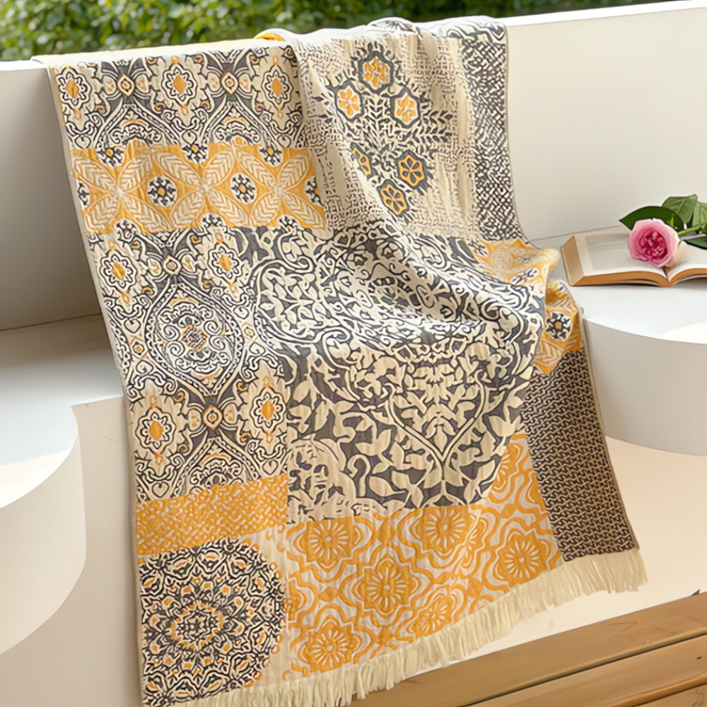 Serviette en coton Midnight Swirls