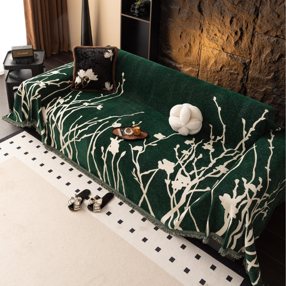 Housse de canapé en chenille Twilight Branches