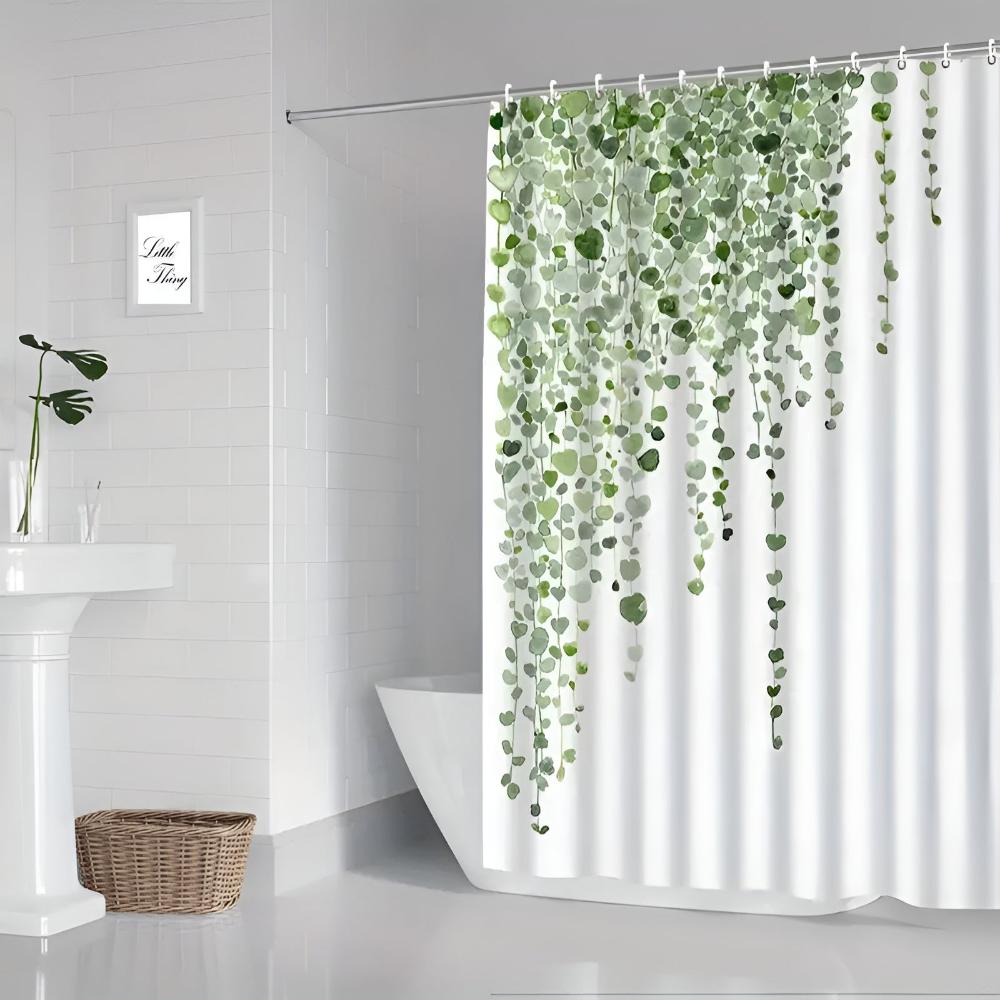 Rideau de douche lierre