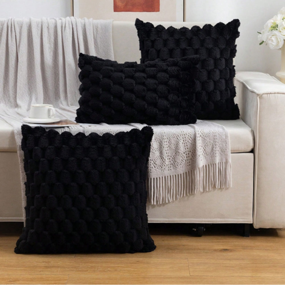Housse de coussin marshmallow moelleuse