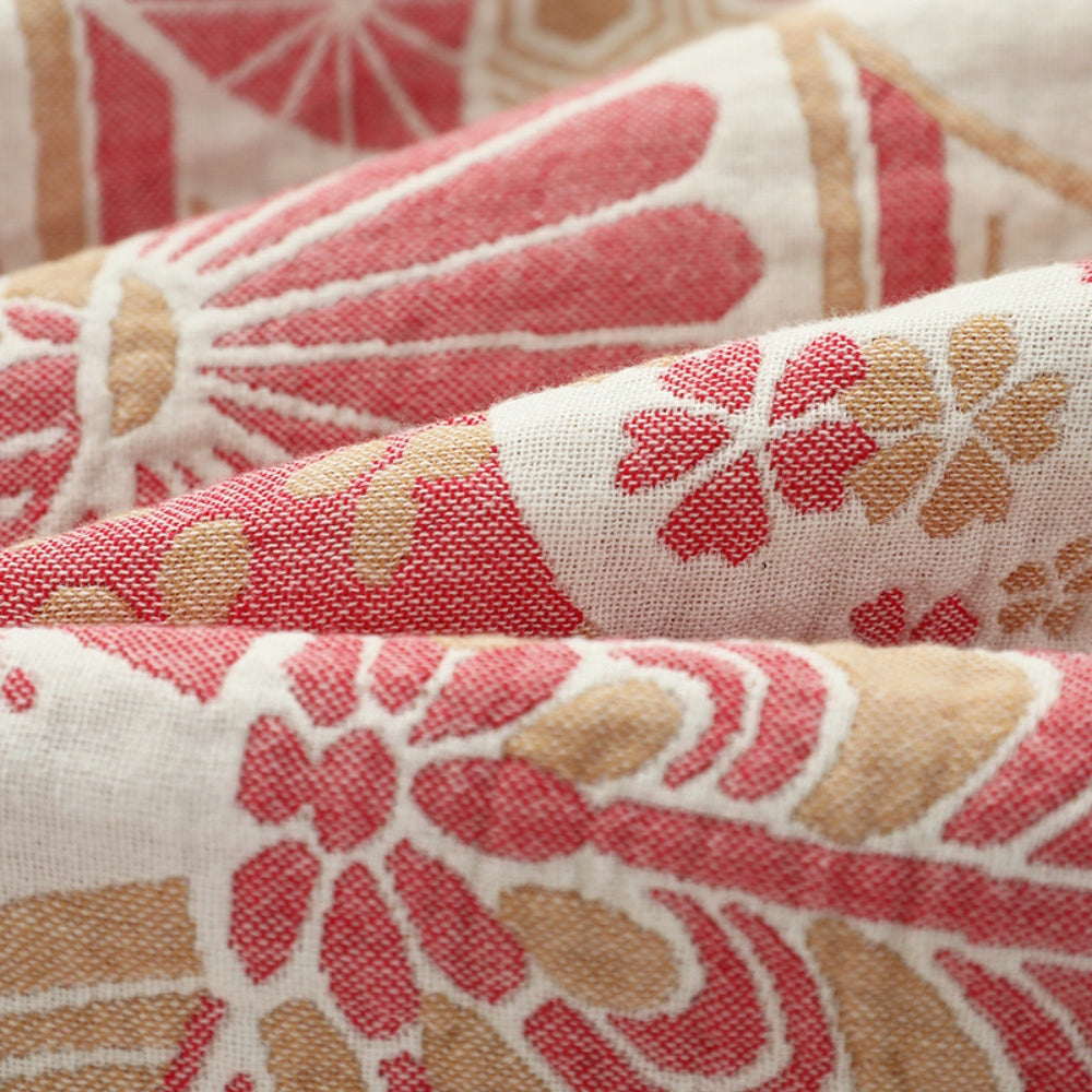 Plaid en coton quatre couches Joyful Haven