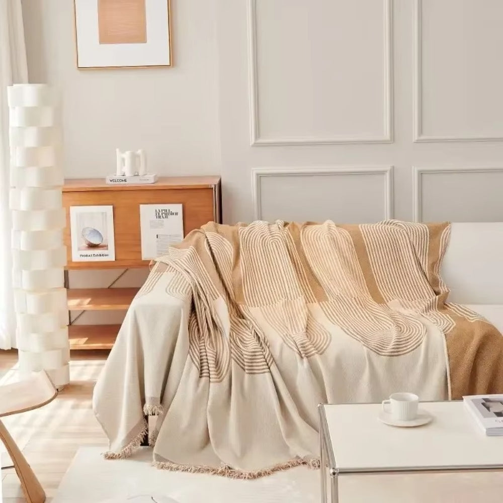 Housse de canapé en chenille Lyra