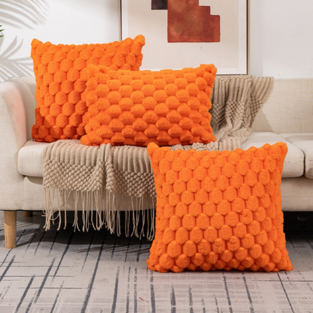 Housse de coussin marshmallow moelleuse