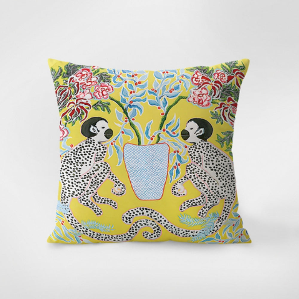 Housse de coussin tapisserie zèbre