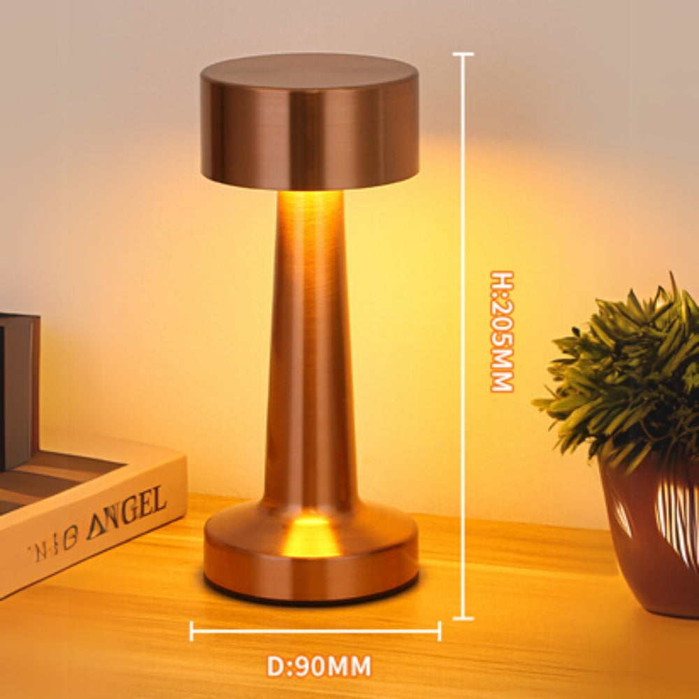 Lampe de bureau LED portable Aurelia en aluminium