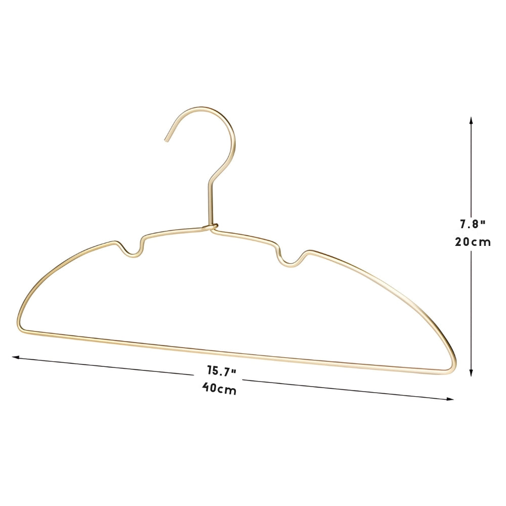 Cintres Aurex sans marque d'épaule | Lot de 10