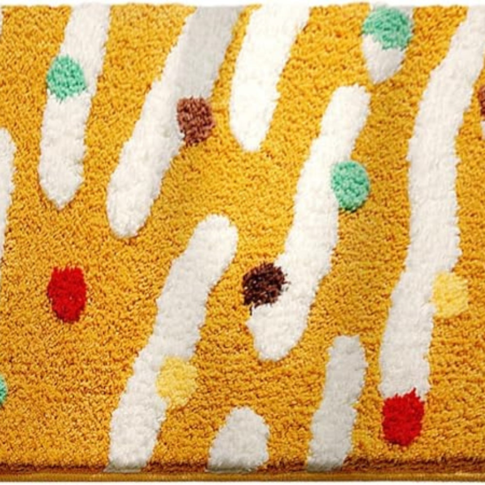Tapis de bain couleurs bonbon