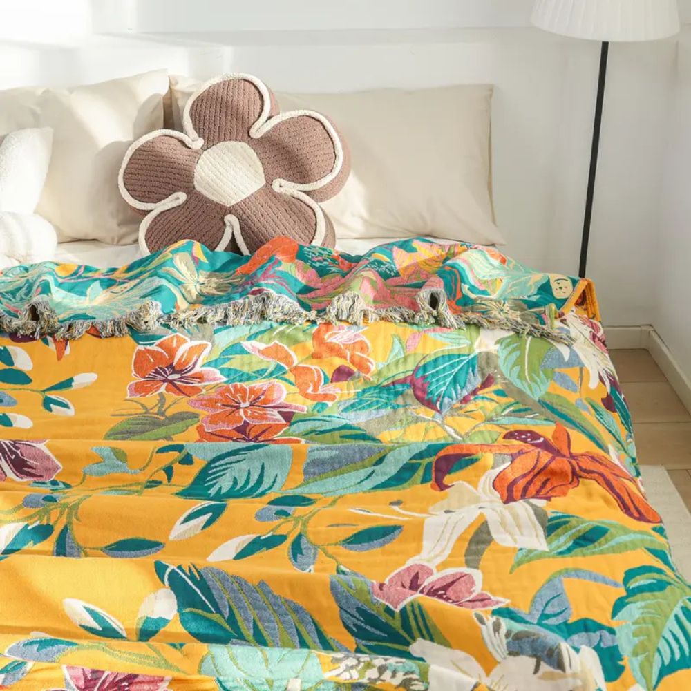 Plaid en coton Festival Tropics