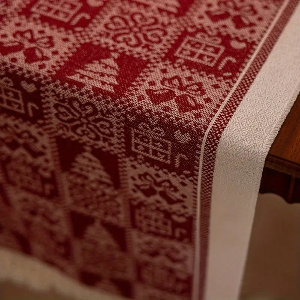 Chemin de table de Noël élan