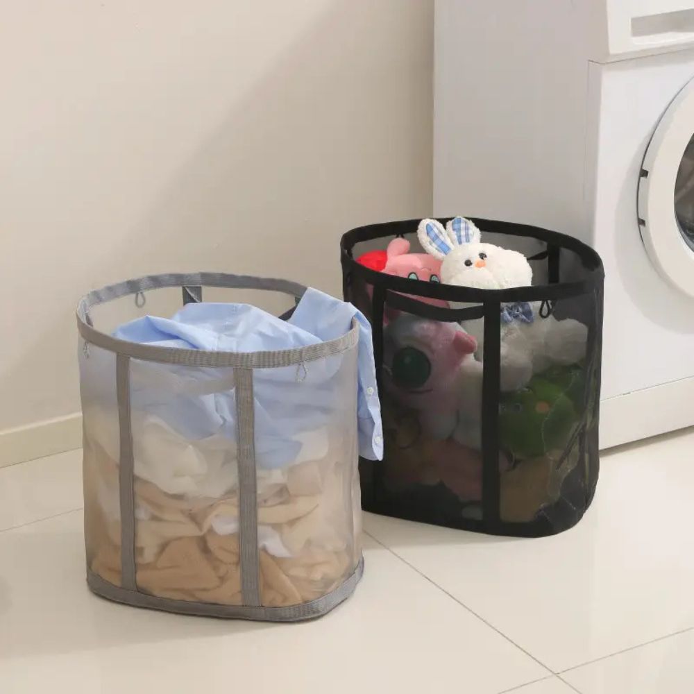 Panier à linge pliable en filet