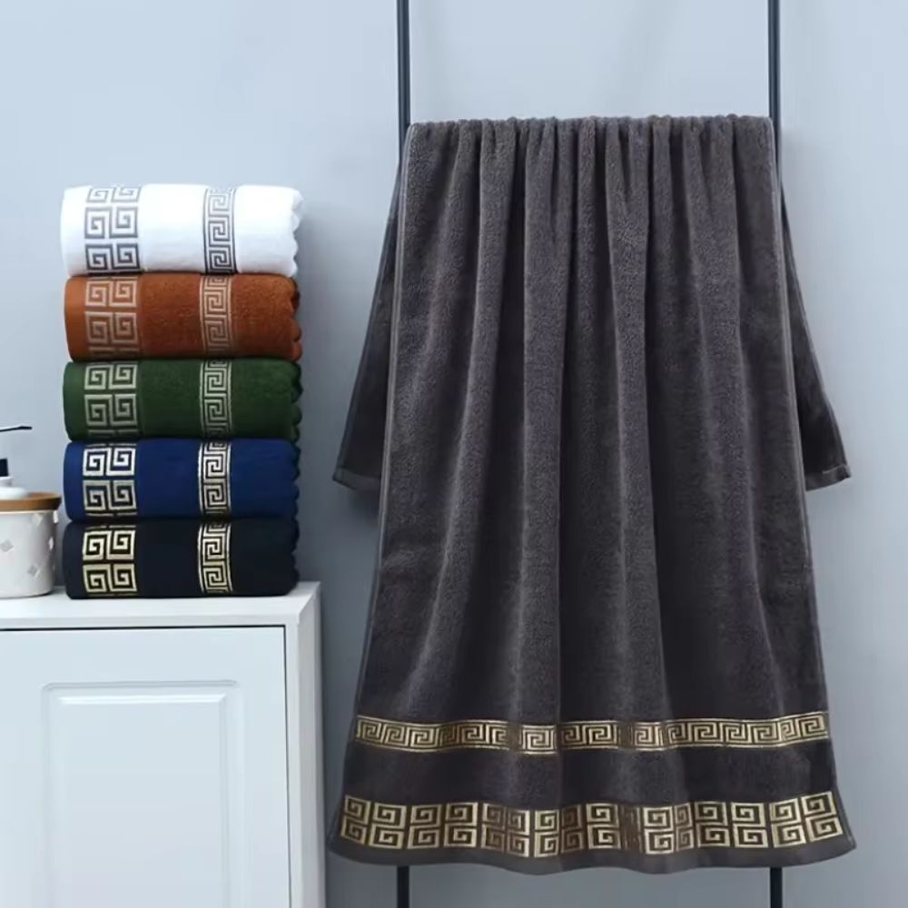 Set de serviettes en coton Casa Luxe Athena | 2 pièces
