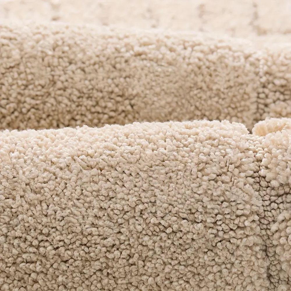 Tapis de bain minimaliste à rayures