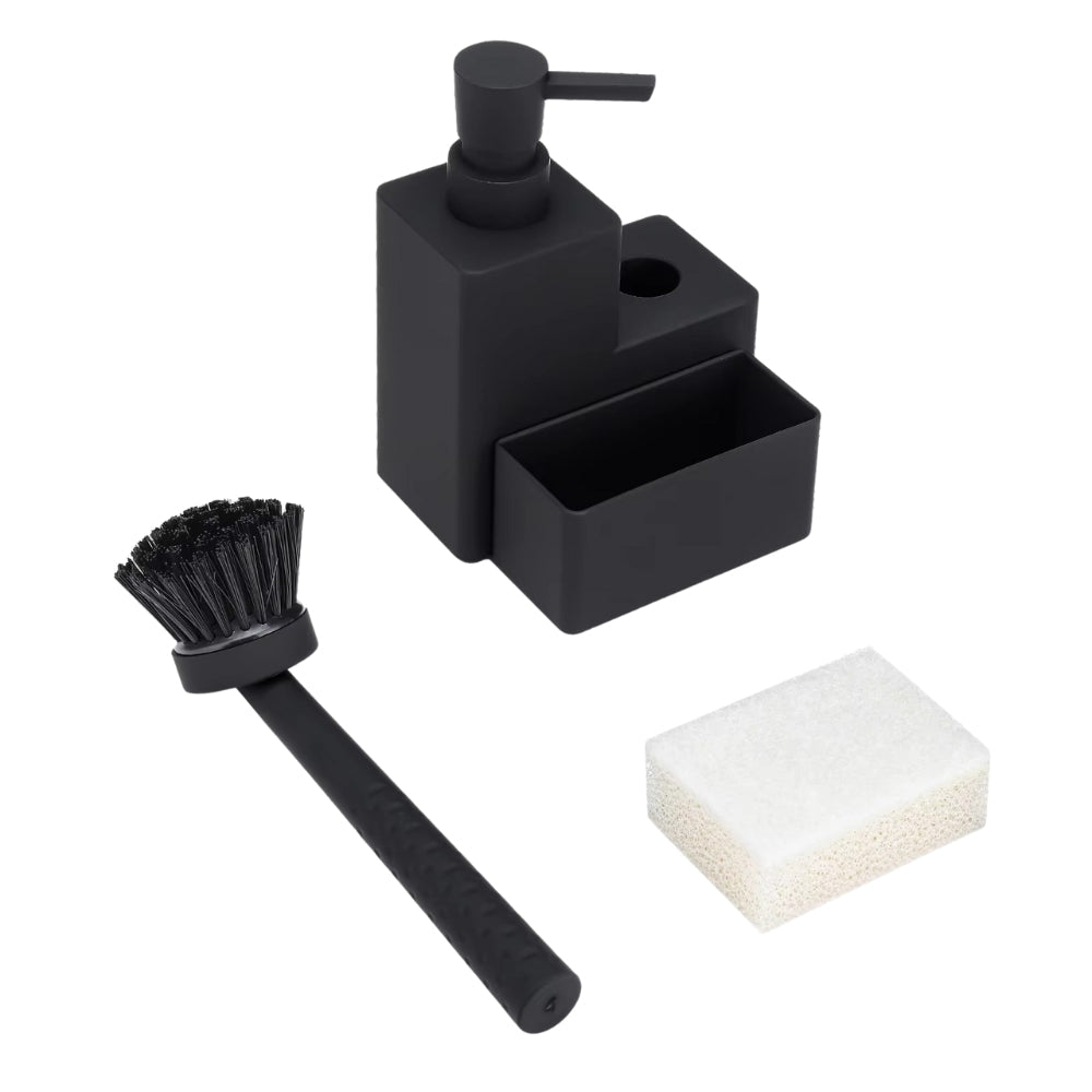 Trio d'accessoires d'évier moderne