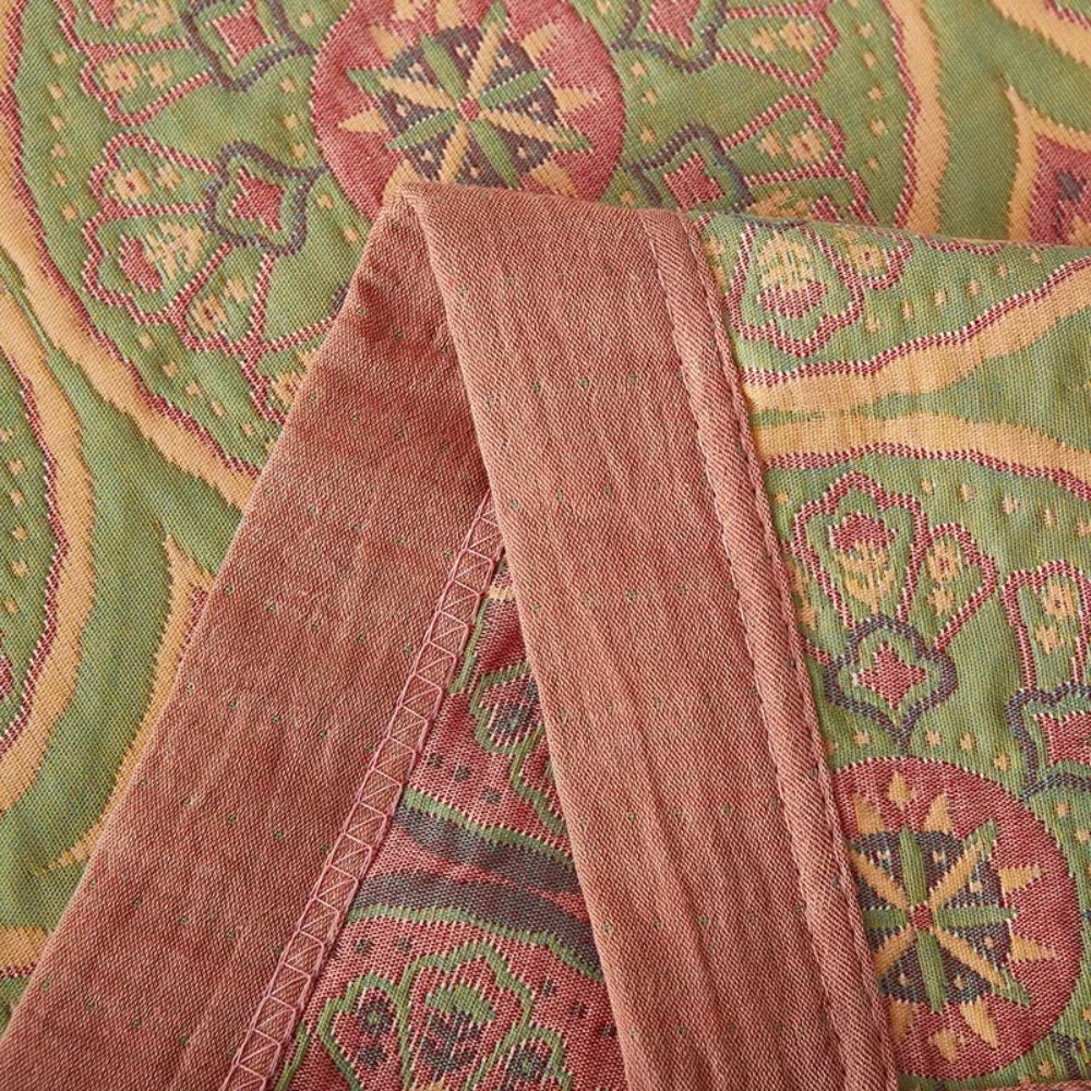 Plaid d'été réversible en coton Velina