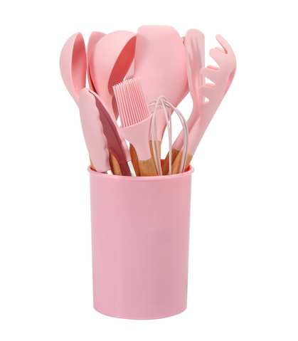 Set d'ustensiles de cuisine en silicone