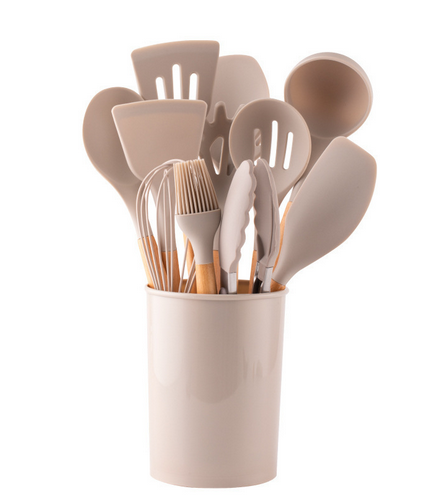 Set d'ustensiles de cuisine en silicone