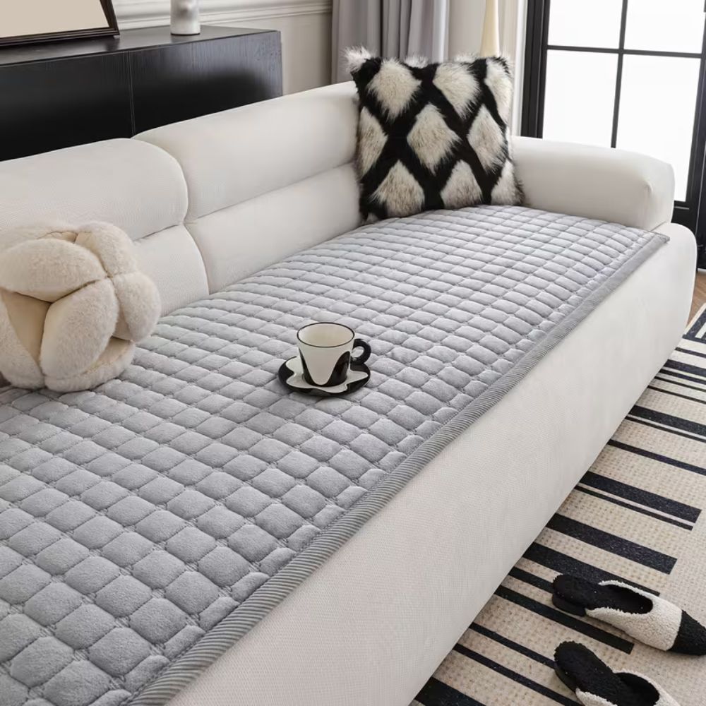 Housse de canapé matelassée minimaliste