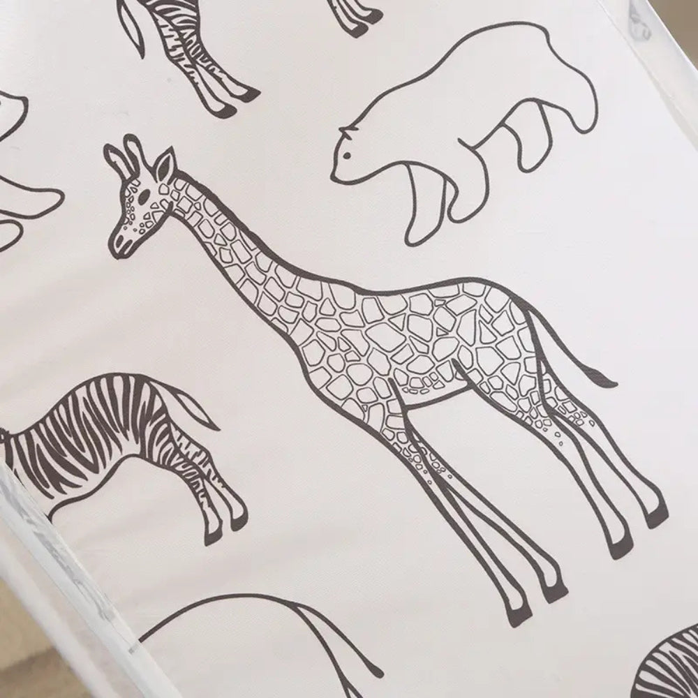 Panier à linge en filet Zoola motif animaux