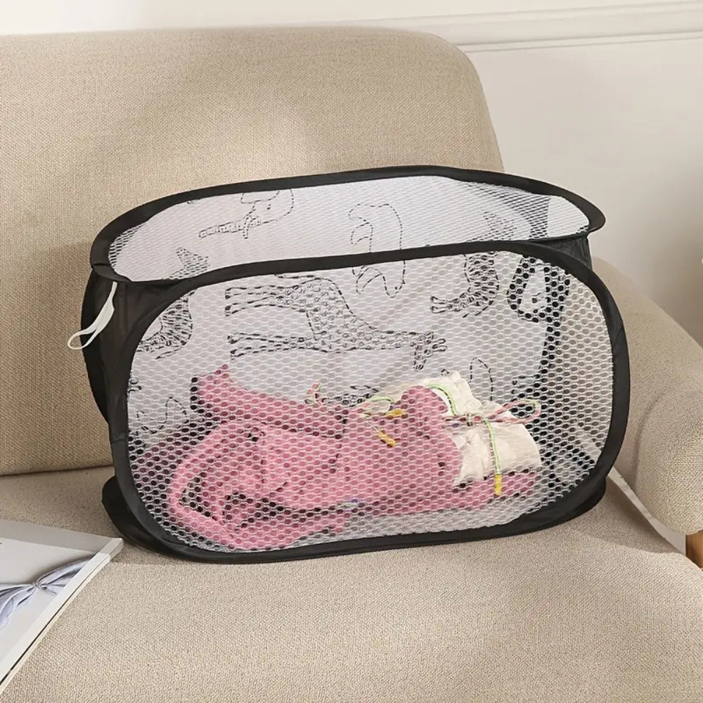 Panier à linge en filet Zoola motif animaux