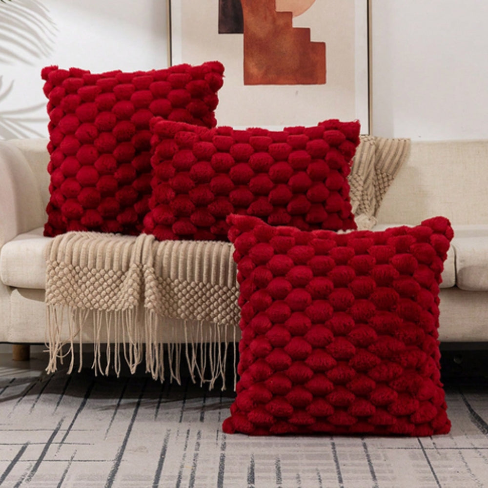 Housse de coussin marshmallow moelleuse