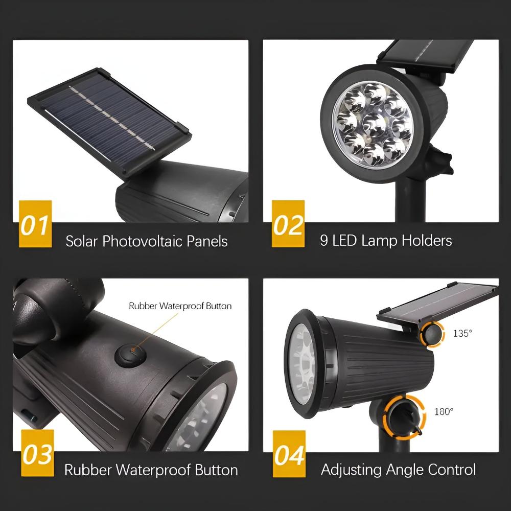 Projecteur solaire Power Glow