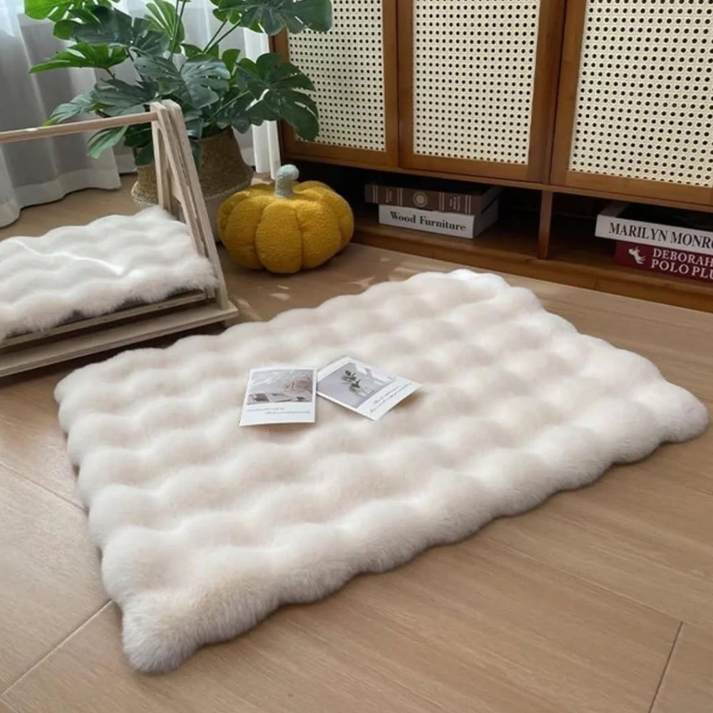Tapis pour animaux en fausse fourrure