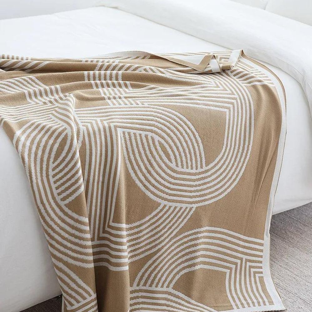 Plaid tricoté Snuggle Maze