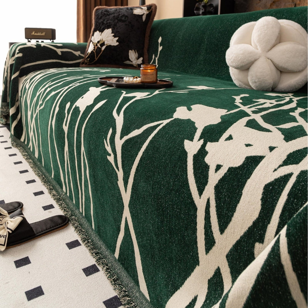 Housse de canapé en chenille Twilight Branches