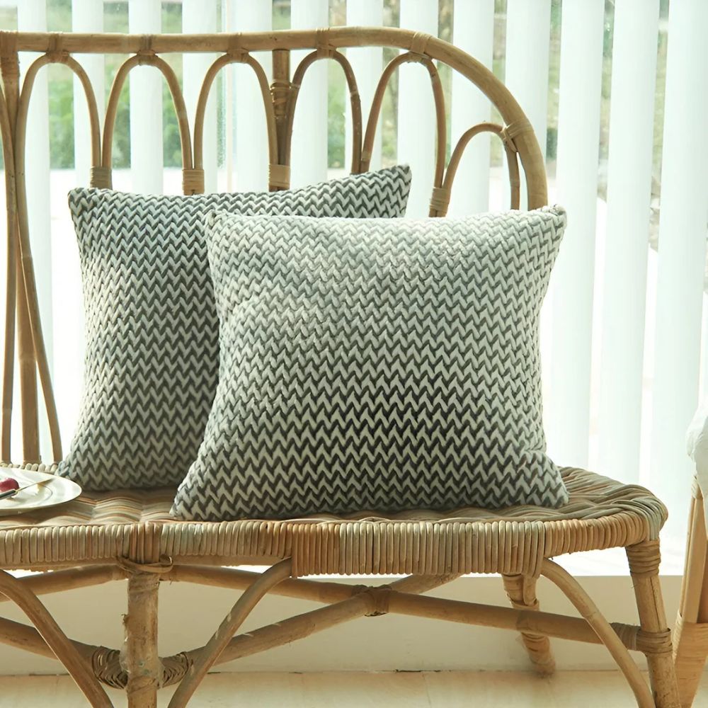 Housses de coussin à chevrons Lush