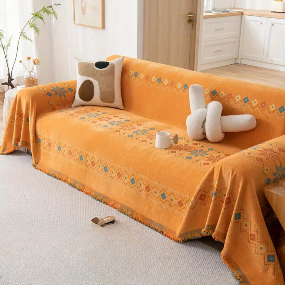 Housse de canapé boho élégante
