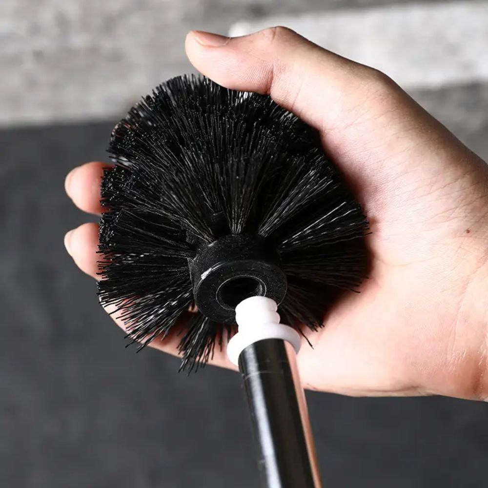 Brosse WC en céramique effet pierre
