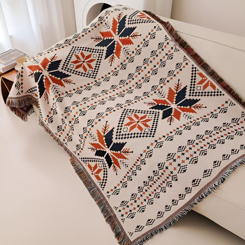 Tapis de pique-nique motif boho marocain