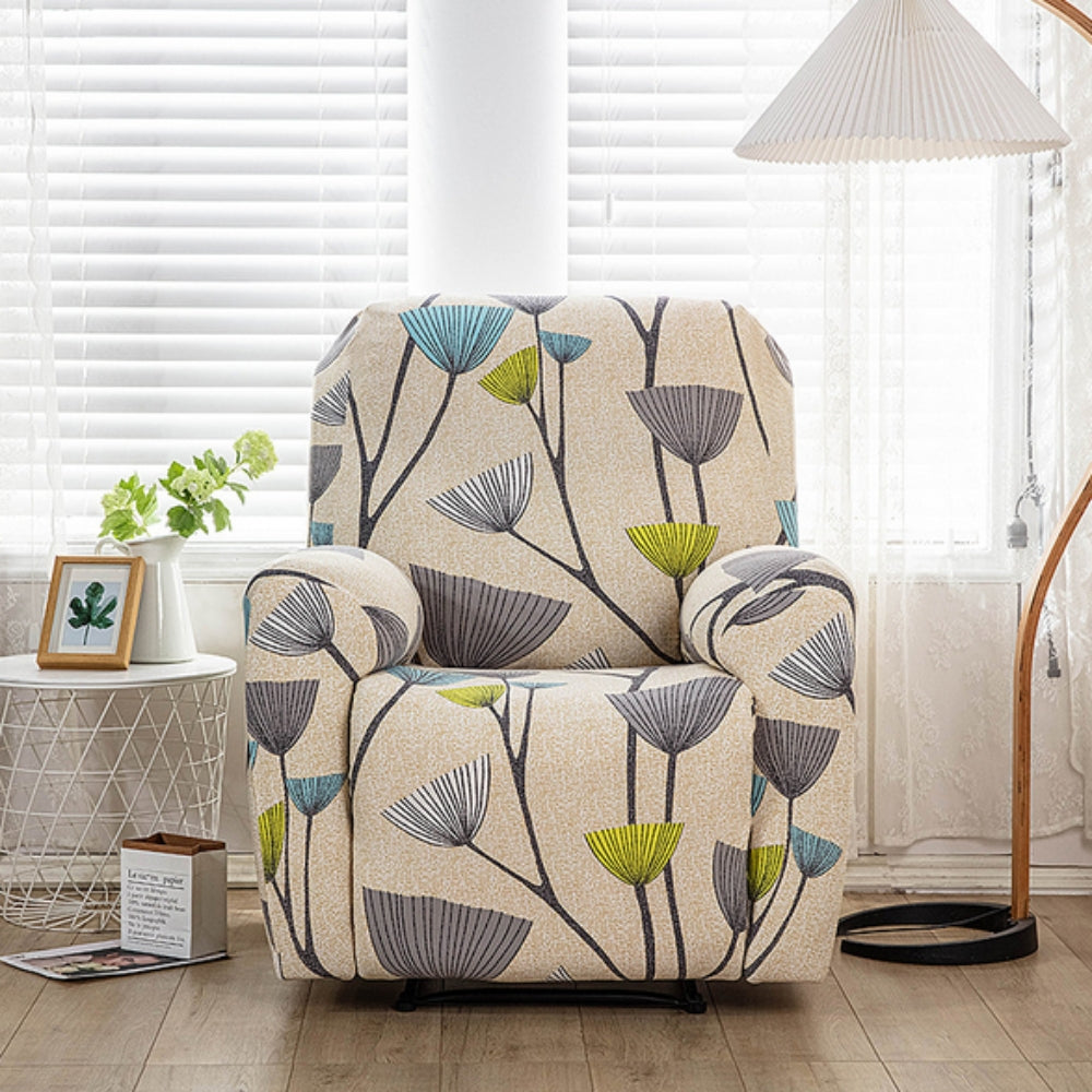 Housse de fauteuil relax à fleurs
