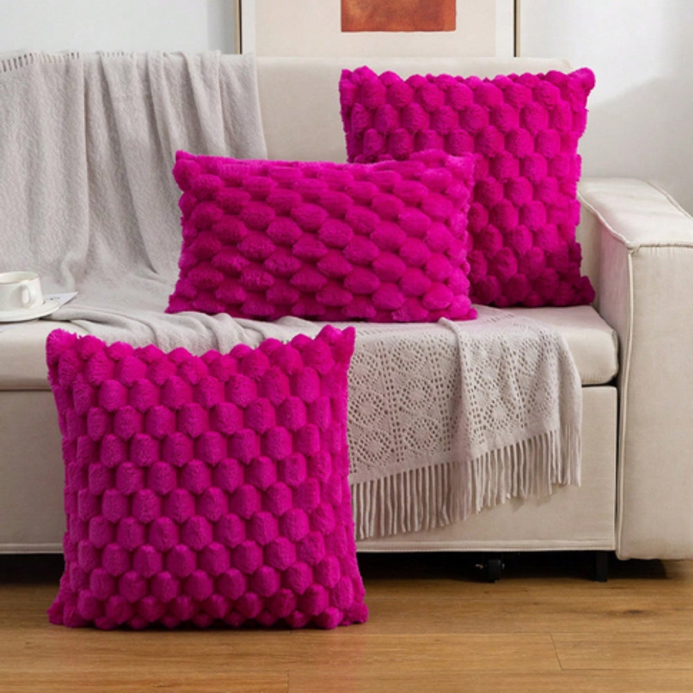 Housse de coussin marshmallow moelleuse