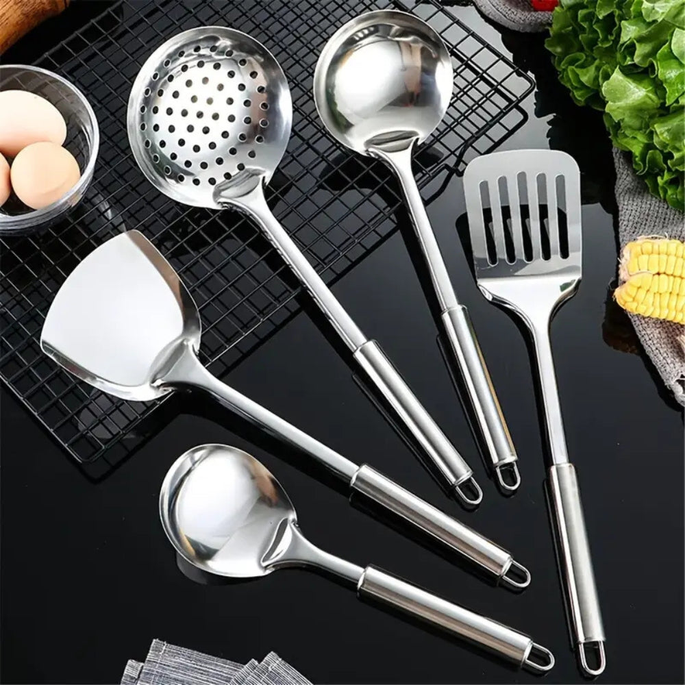 Ustensiles de cuisine en inox | Lot de 5