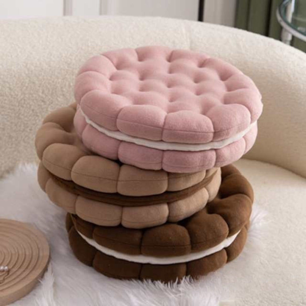 Coussin biscuit Snuggly – Mocha