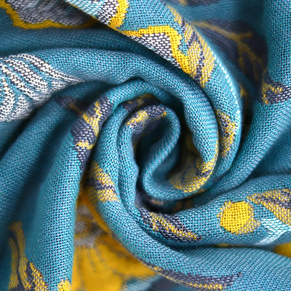 Serviette de bain réversible hibiscus
