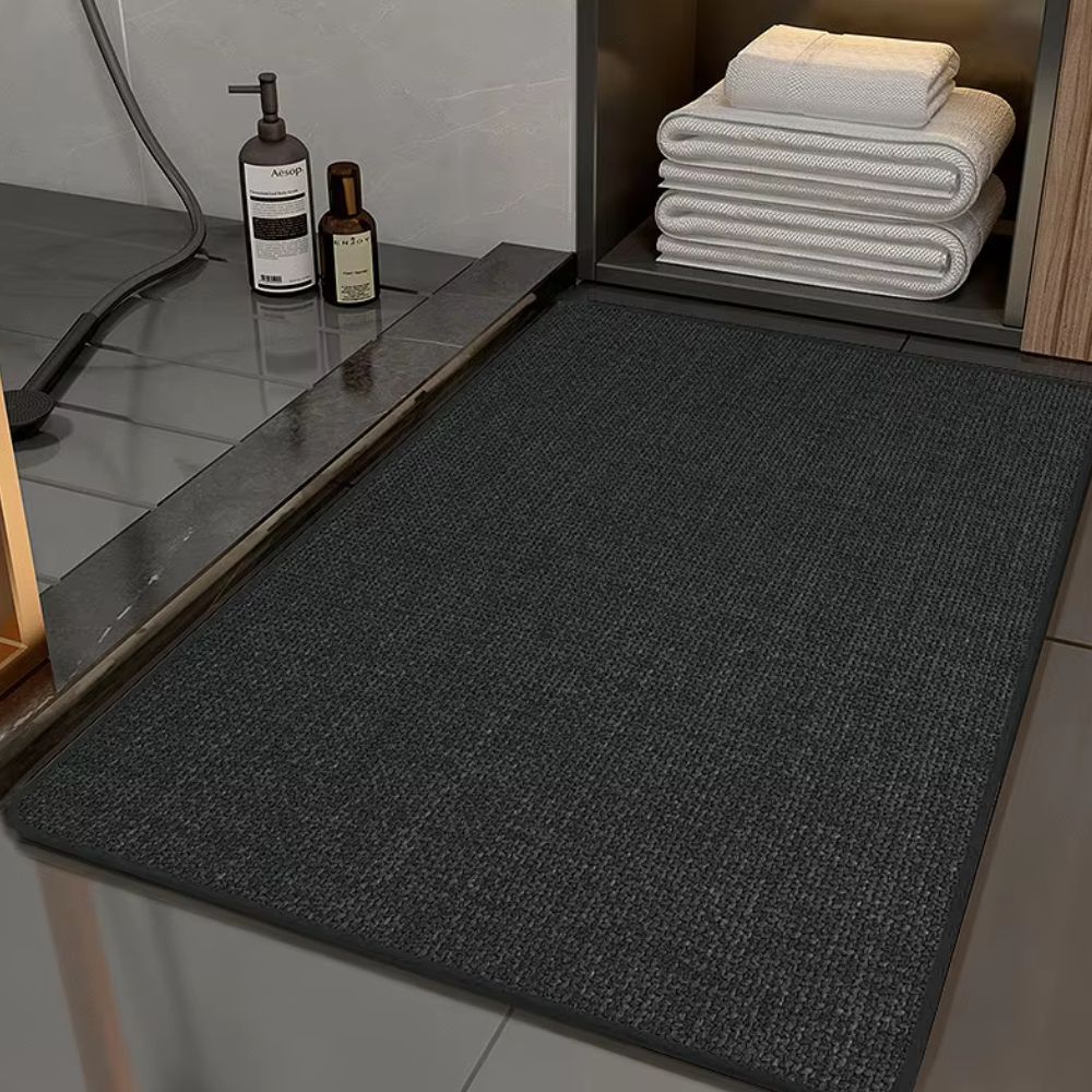 Tapis de bain antidérapant tressé Braided Comfort