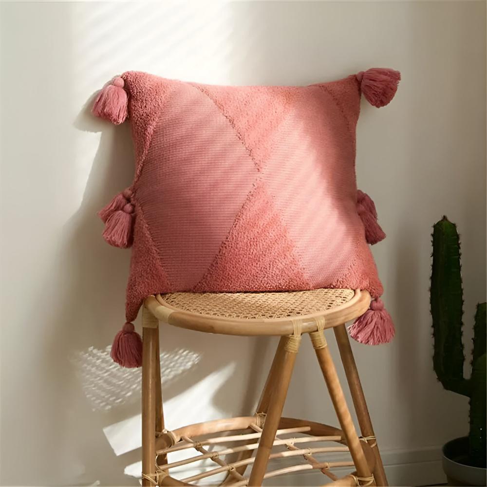 Coussins à pompons