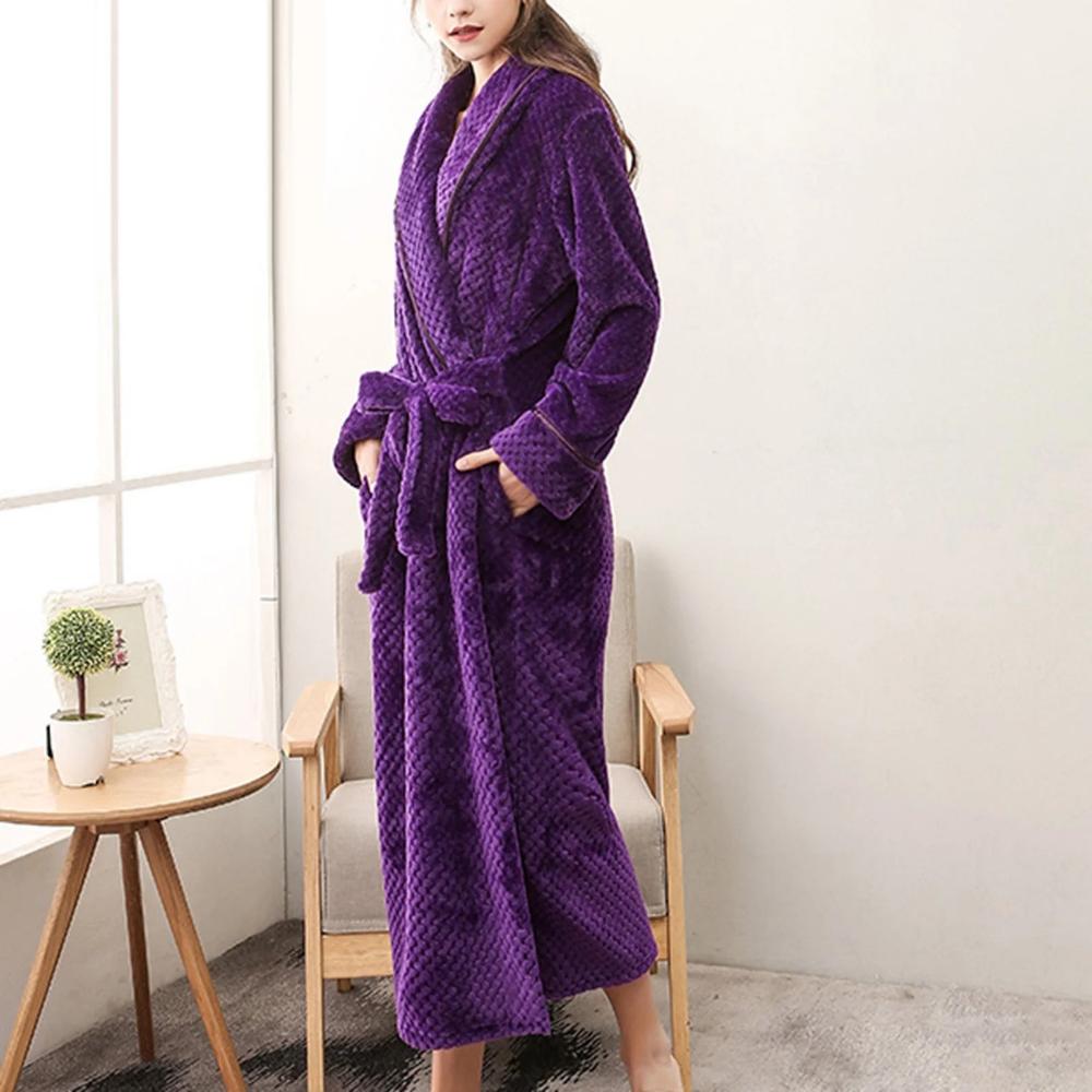 Peignoir en polaire moelleux